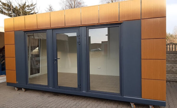 Container Bureau aménagé de 18 m2 avec Toilettes - Image 3