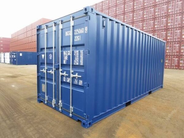 Container 20 Pieds Bleu 1er voyage (Neuf) - Image 4