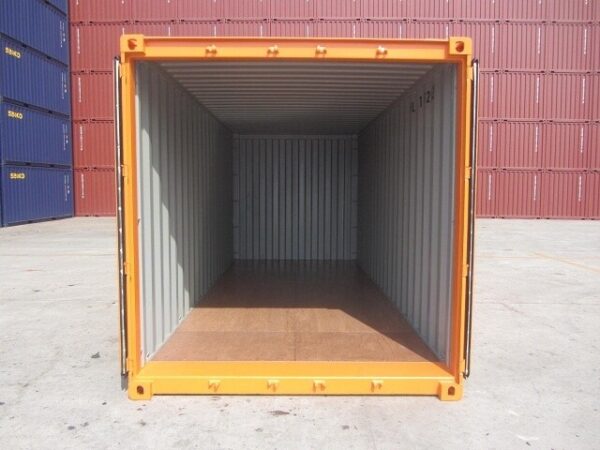 Container 20 Pieds Orange 1er voyage (Neuf) - Image 2