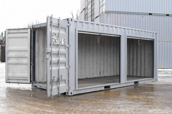 Conteneur de stockage 20 pieds avec portes roulantes - Image 4